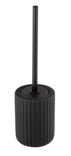 Produktbild: Keramik WC-Garnitur Mod. Belluno Schwarz, mit Soft-Touch Oberfl&auml;che
