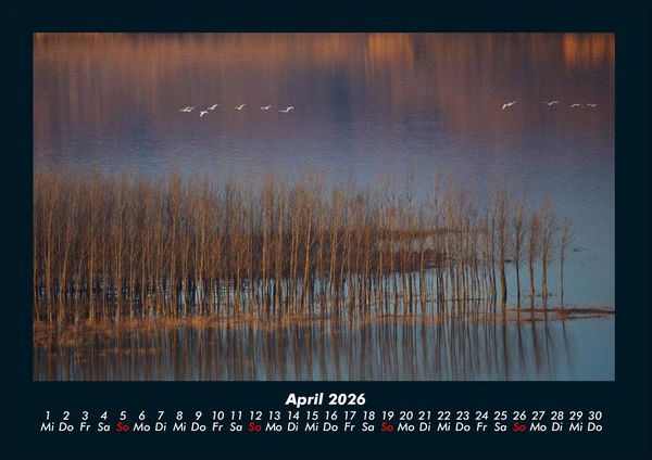 Produktbild: Landschaftskalender 2026 Fotokalender DIN A4