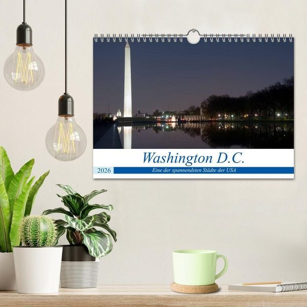 Produktbild: Washington D.C. (Wandkalender 2026 DIN A4 quer), CALVENDO Monatskalender