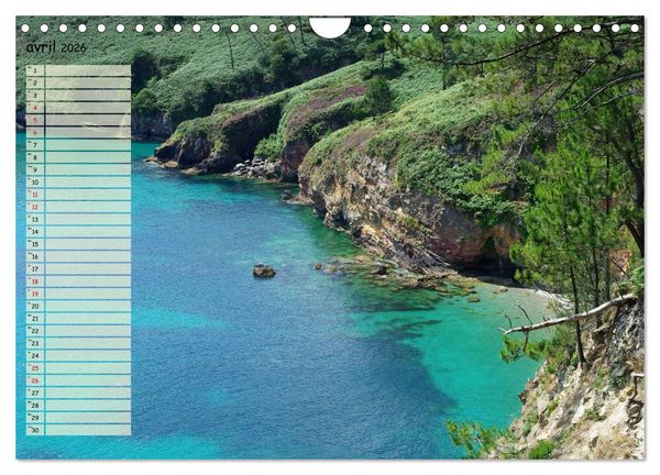 Produktbild: FINISTERE La pointe du bout du monde (Calendrier mural 2026 DIN A4 vertical), CALVENDO calendrier mensuel