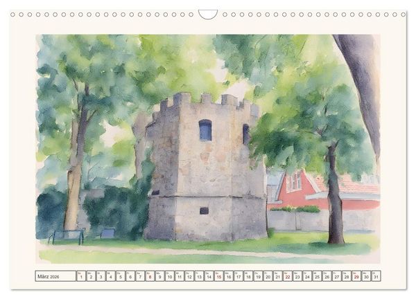 Produktbild: Von S&uuml;d nach Nord durch's Emsland (Wandkalender 2026 DIN A3 quer), CALVENDO Monatskalender