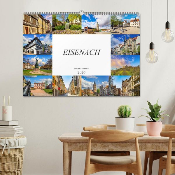 Produktbild: Eisenach Impressionen (Wandkalender 2026 DIN A2 quer), CALVENDO Monatskalender