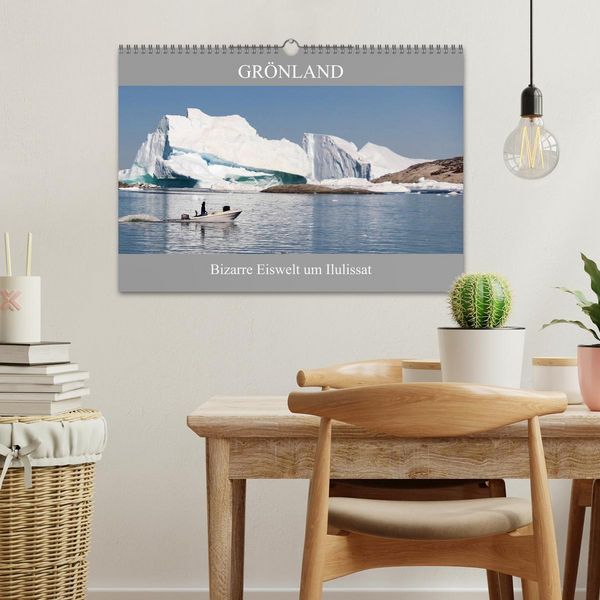 Produktbild: Gr&ouml;nland Bizarre Eiswelt um Ilulissat (Wandkalender 2026 DIN A3 quer), CALVENDO Monatskalender