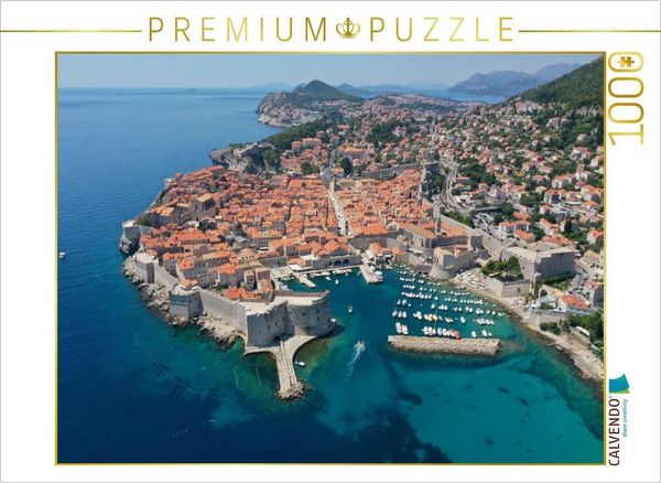CALVENDO Puzzle Dubrovnik Kroatien | 1000 Teile Lege-Größe 64x48cm Foto-Puzzle für glückliche Stunden