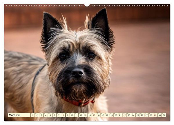 Produktbild: Cairn Terrier - lustiges Raubein aus Schottland (Wandkalender 2026 DIN A2 quer), CALVENDO Monatskalender