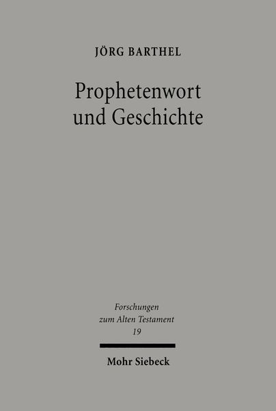 Produktbild: Prophetenwort und Geschichte