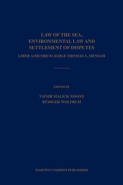Produktbild: Law of the Sea, Environmental Law and Settlement of Disputes