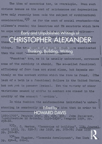 Produktbild: Early and Unpublished Writings of Christopher Alexander
