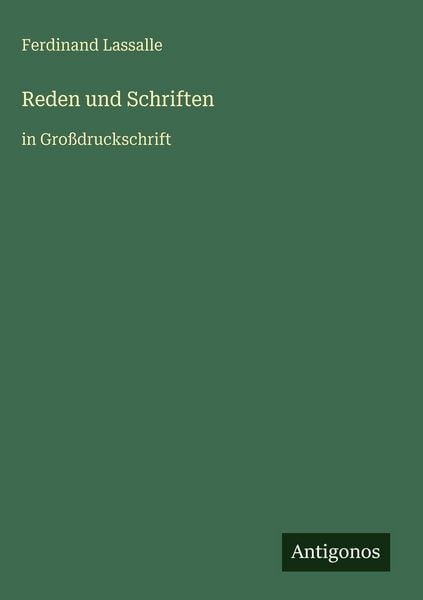 Produktbild: Reden und Schriften
