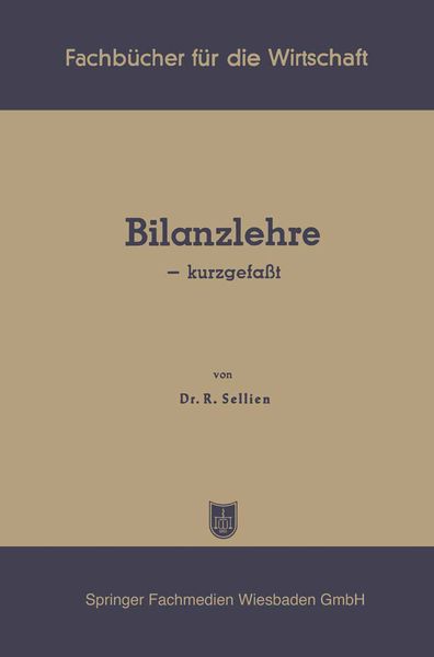 Produktbild: Bilanzlehre &mdash; kurzgefa&szlig;t