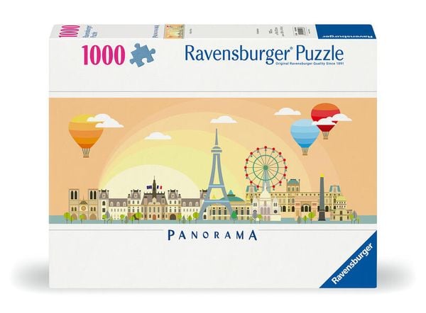 Erwachsenenpuzzle 1000 Teile - Ein Tag in Paris