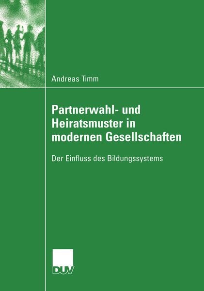 Produktbild: Partnerwahl- und Heiratsmuster in modernen Gesellschaften