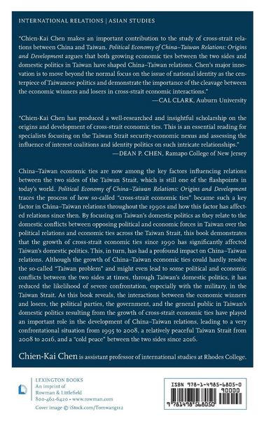 Produktbild: Political Economy of China-Taiwan Relations
