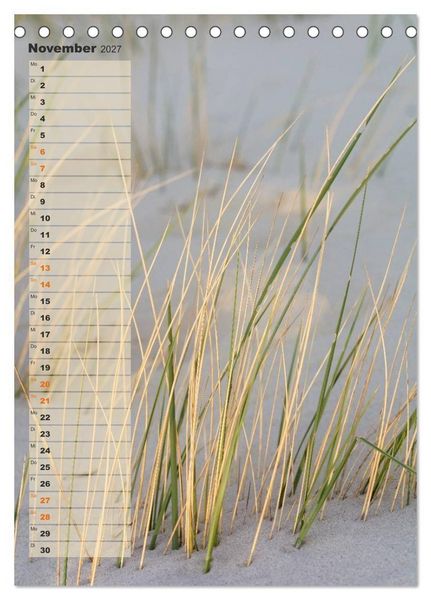 Produktbild: Zwischen D&uuml;nen und Watt / Geburtstagskalender (Tischkalender 2027 DIN A5 hoch), CALVENDO Monatskalender