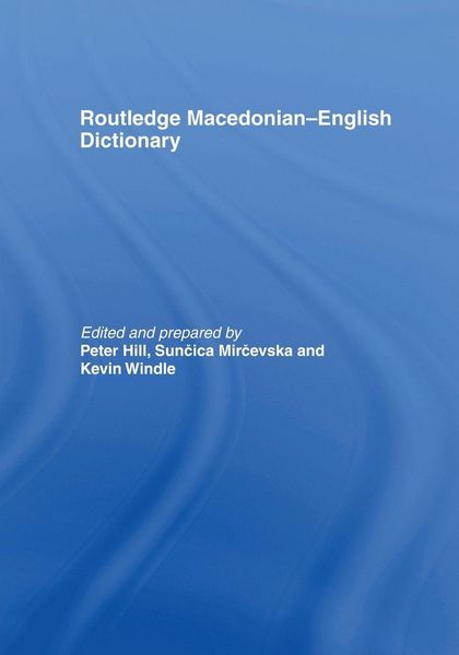 Produktbild: The Routledge Macedonian-English Dictionary