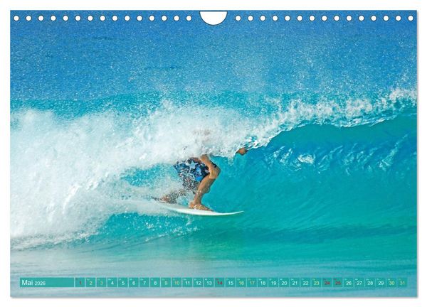 Produktbild: Surfen: Die perfekte Welle finden - Edition Funsport (Wandkalender 2026 DIN A4 quer), CALVENDO Monatskalender