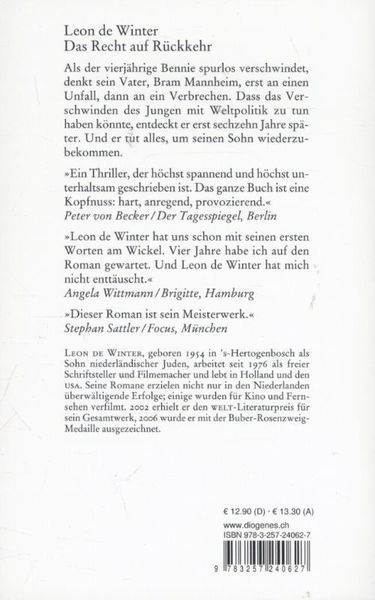 Produktbild: Das Recht auf R&uuml;ckkehr