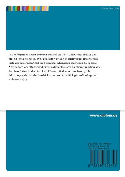 Produktbild: Obst und Gem&uuml;se im Mittelalter