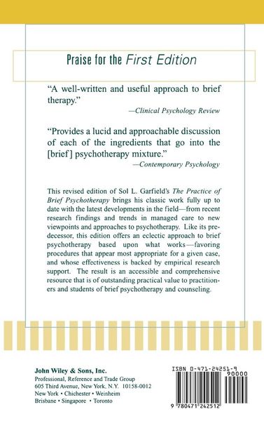 Produktbild: The Practice of Brief Psychotherapy