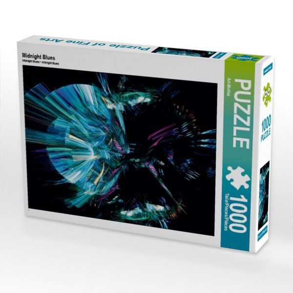 Produktbild: CALVENDO Puzzle Midnight Blues | 1000 Teile Lege-Gr&ouml;&szlig;e 64x48cm Foto-Puzzle f&uuml;r gl&uuml;ckliche Stunden