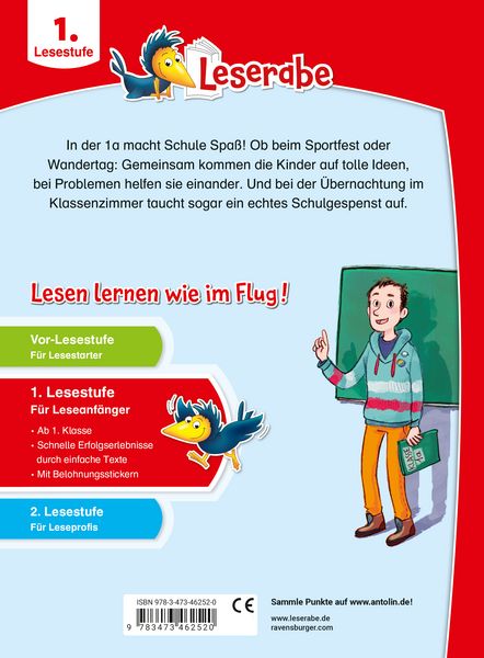 Produktbild: Leserabe 1. Lesestufe - Schulgeschichten