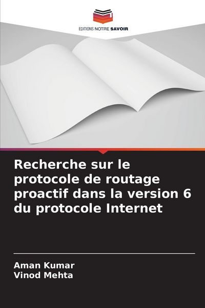 Produktbild: Recherche sur le protocole de routage proactif dans la version 6 du protocole Internet