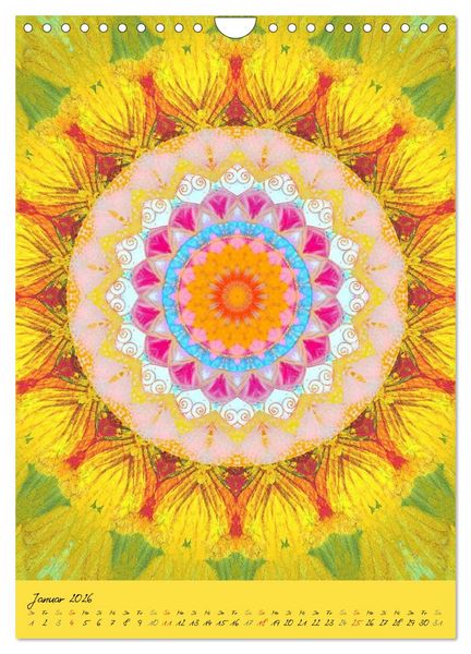 Produktbild: Mandala Energien (Wandkalender 2026 DIN A4 hoch), CALVENDO Monatskalender
