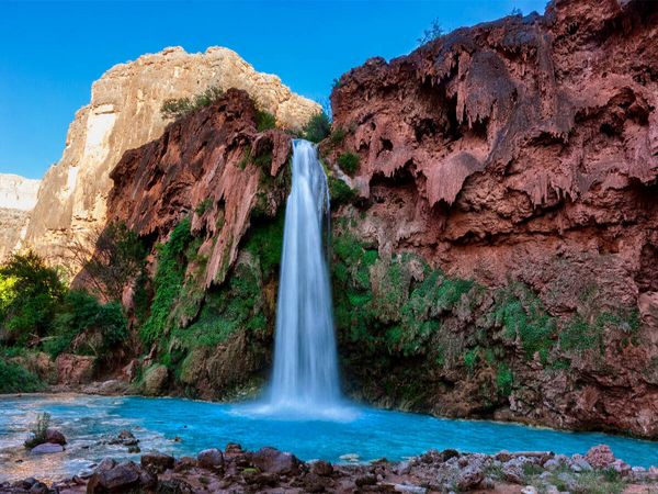 Produktbild: CALVENDO Puzzle Havasupai Falls, Arizona | 1000 Teile Lege-Gr&ouml;&szlig;e 64x48cm Foto-Puzzle f&uuml;r gl&uuml;ckliche Stunden