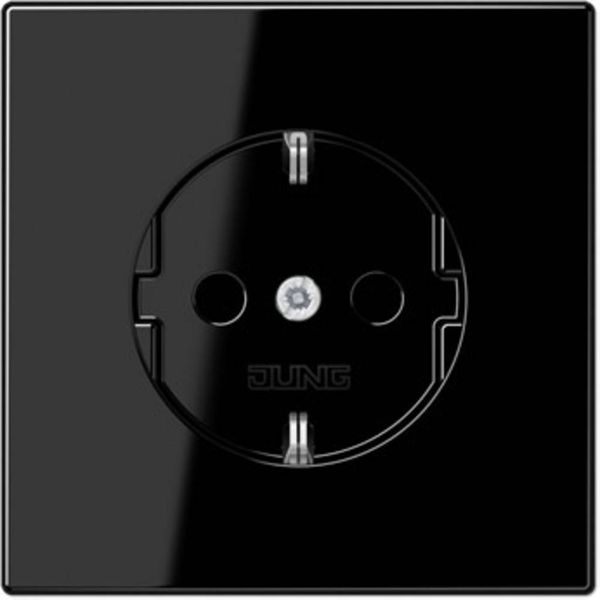 Jung 1fach Einsatz Schutzkontakt-Steckdose Schwarz LS1520KISW 1 St.