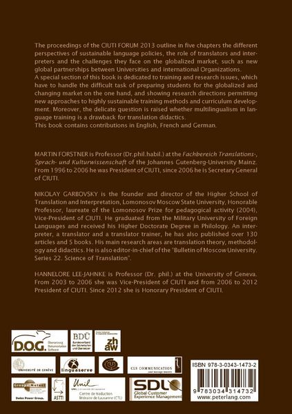 Produktbild: CIUTI-Forum 2013