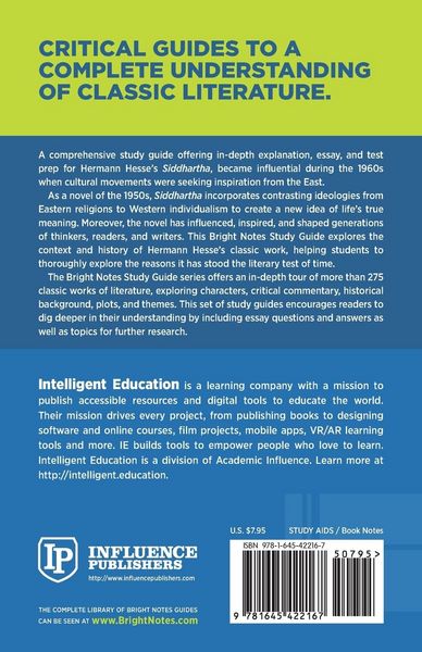 Produktbild: Study Guide to Siddhartha by Hermann Hesse