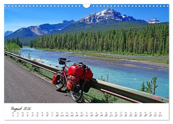 Produktbild: Abenteuer Radreisen (Wandkalender 2026 DIN A3 quer), CALVENDO Monatskalender
