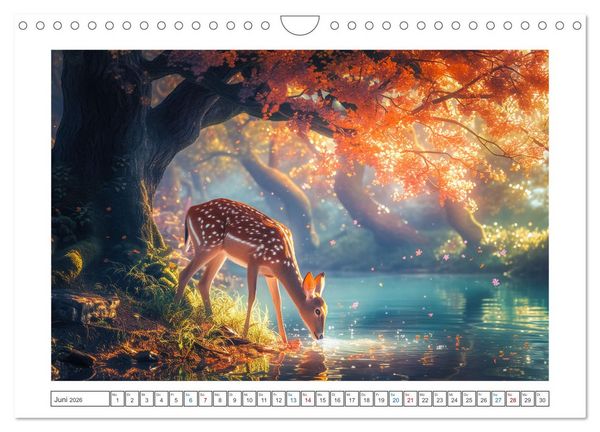 Produktbild: Zauberhafte Waldmomente (Wandkalender 2026 DIN A4 quer), CALVENDO Monatskalender