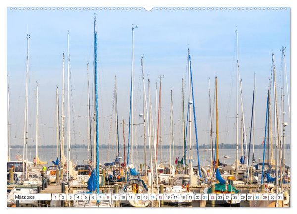Produktbild: Schiff und Segel - HIDDENSEE (Wandkalender 2026 DIN A2 quer), CALVENDO Monatskalender