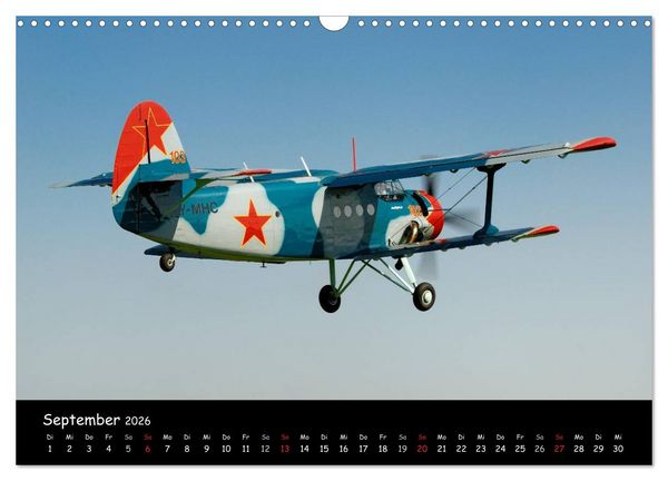 Produktbild: Doppeldecker - Veteranen der L&uuml;fte (Wandkalender 2026 DIN A3 quer), CALVENDO Monatskalender