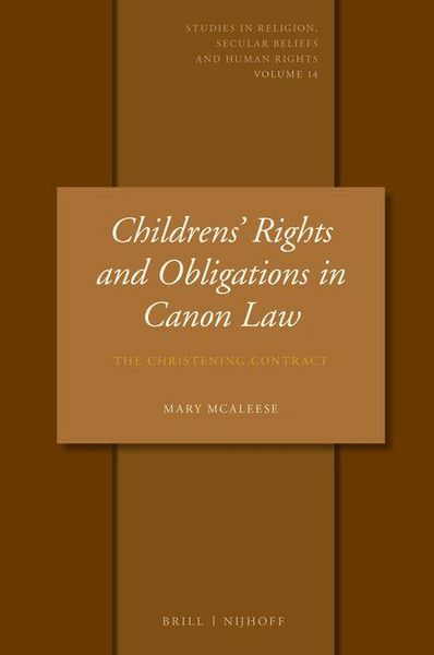 Produktbild: Children's Rights and Obligations in Canon Law