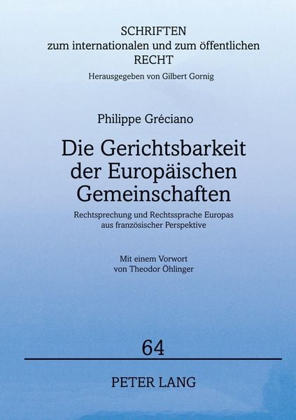 Produktbild: Die Gerichtsbarkeit der Europ&auml;ischen Gemeinschaften