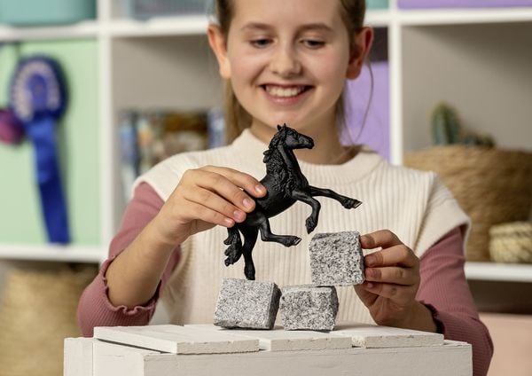 Produktbild: schleich&reg; Horse Club Friese Hengst 11,2cm