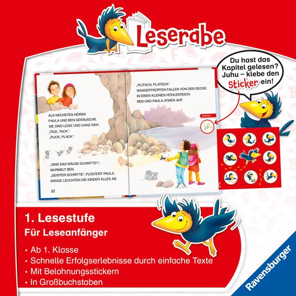 Produktbild: Leserabe 1. Lesestufe - DAS RÄTSEL DER DRACHENHÖHLE
