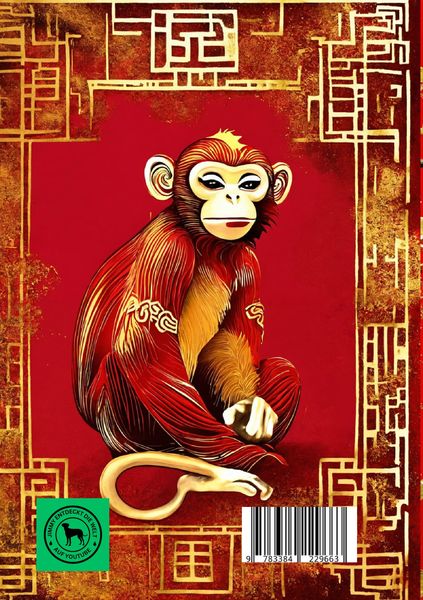 Produktbild: Tagebuch / Notizbuch Chinesische Tierkreis Affe