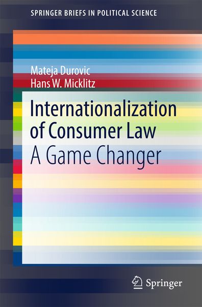 Produktbild: Internationalization of Consumer Law