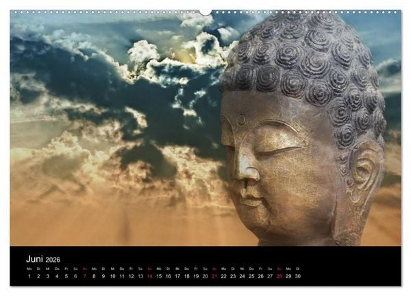 Produktbild: All U Buddhas (Wandkalender 2026 DIN A2 quer), CALVENDO Monatskalender