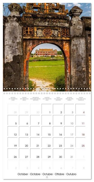 Produktbild: Hue Vietnam&acute;s old imperial city (Wall Calendar 2026 12 &times; 12 Inch) CALVENDO 12 Month Wall Calendar