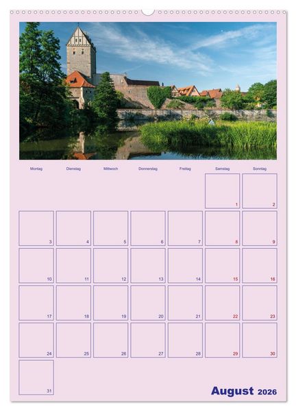 Produktbild: Wundersch&ouml;ne St&auml;dtchen (hochwertiger Premium Wandkalender 2026 DIN A2 hoch), Kunstdruck in Hochglanz