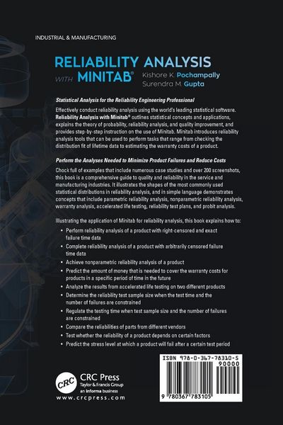 Produktbild: Reliability Analysis with Minitab
