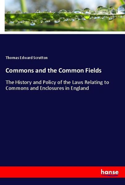 Produktbild: Commons and the Common Fields