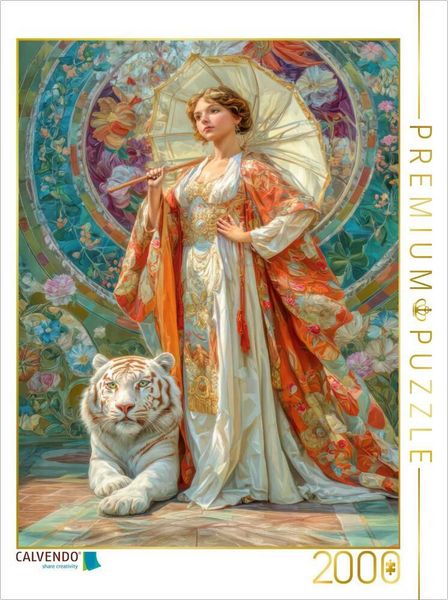 Produktbild: CALVENDO Puzzle Die sinnliche Sch&ouml;nheit des Jugendstils | 2000 Teile Lege-Gr&ouml;&szlig;e 90x67cm Foto-Puzzle f&uuml;r gl&uuml;ckliche Stunden