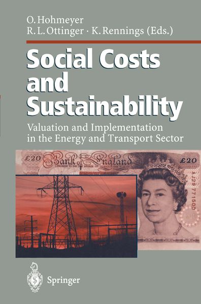Produktbild: Social Costs and Sustainability