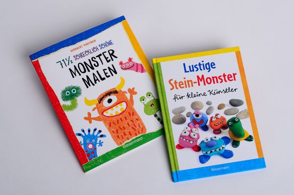 Produktbild: Lustige Stein-Monster f&uuml;r kleine K&uuml;nstler. Basteln mit Steinen aus der Natur. Ab 5 Jahren