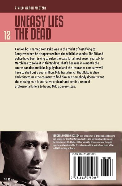 Produktbild: Milo March #12: Uneasy Lies the Dead